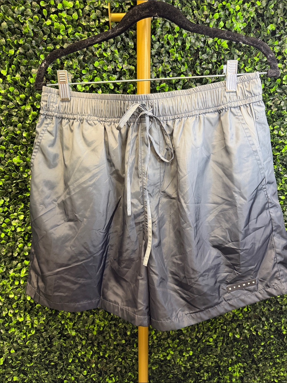 STAMPD TWO TONE CLOUD SWIM TRUNK GREY - S